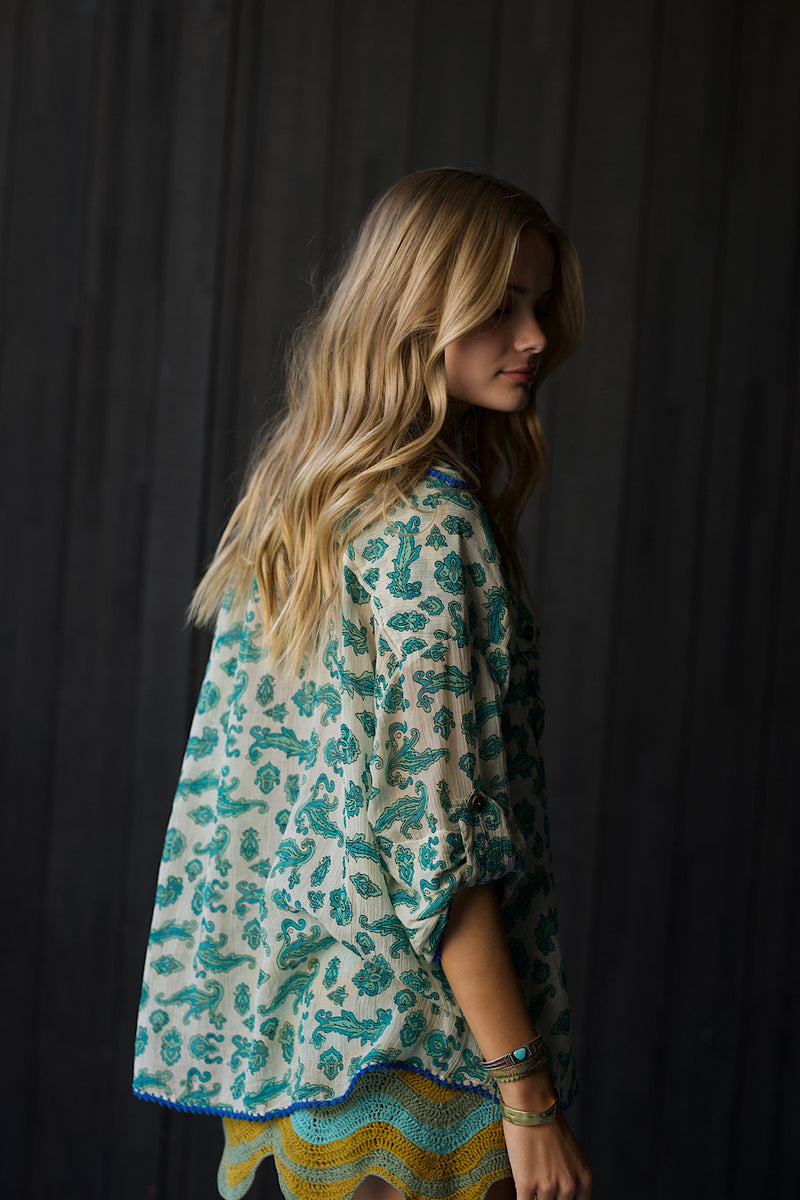 Blue Bayou Safari Shirt - Chasing Unicorns