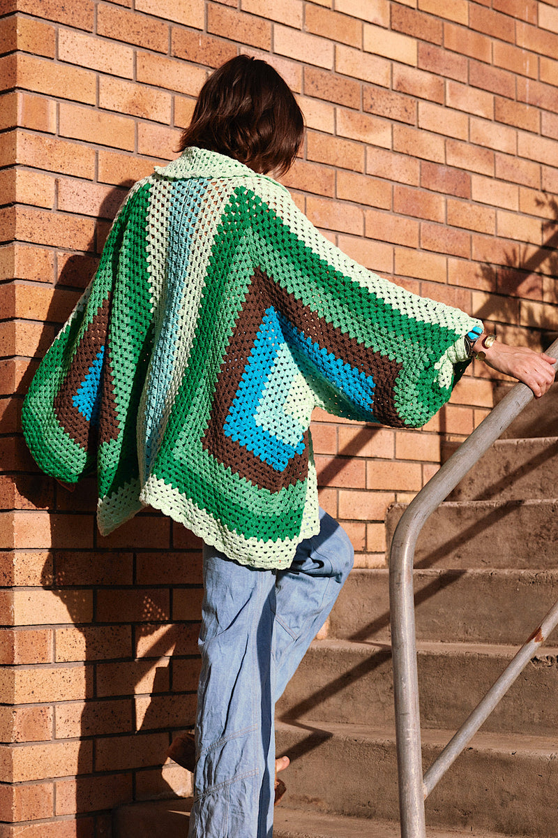 Colorado Girl Short Crochet Coat - Chasing Unicorns