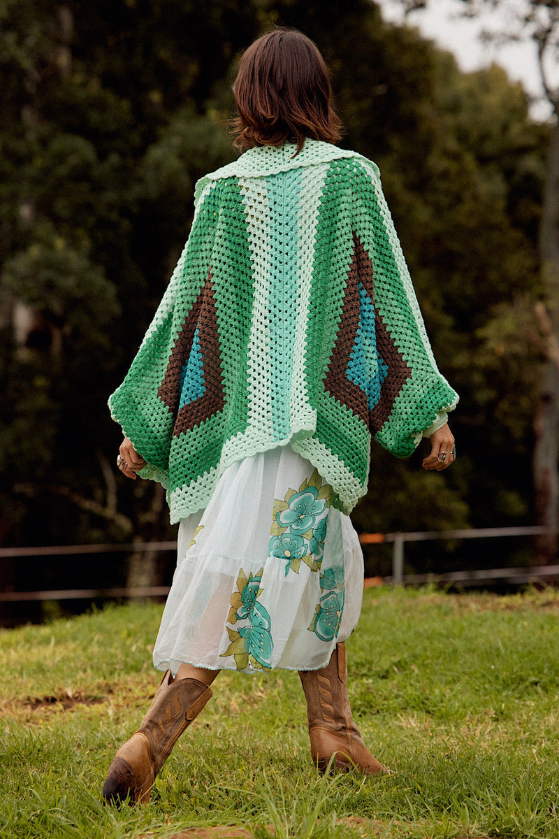 Colorado Girl Short Crochet Coat - Chasing Unicorns