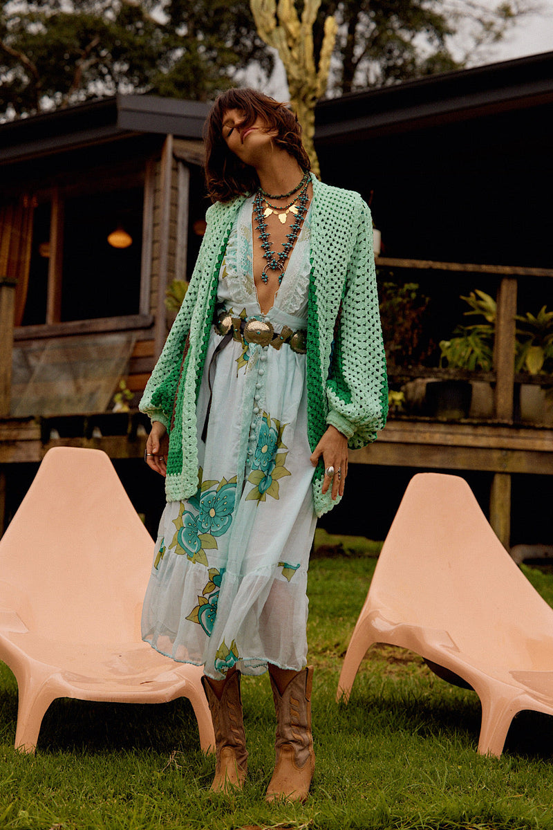 Colorado Girl Short Crochet Coat - Chasing Unicorns