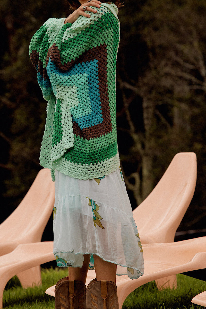 Colorado Girl Short Crochet Coat - Chasing Unicorns