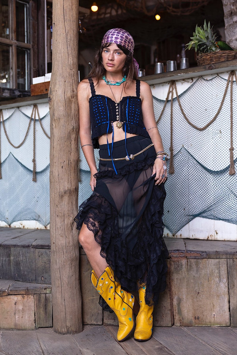 Cosmic Cowgirl Leather Boots - Chasing Unicorns