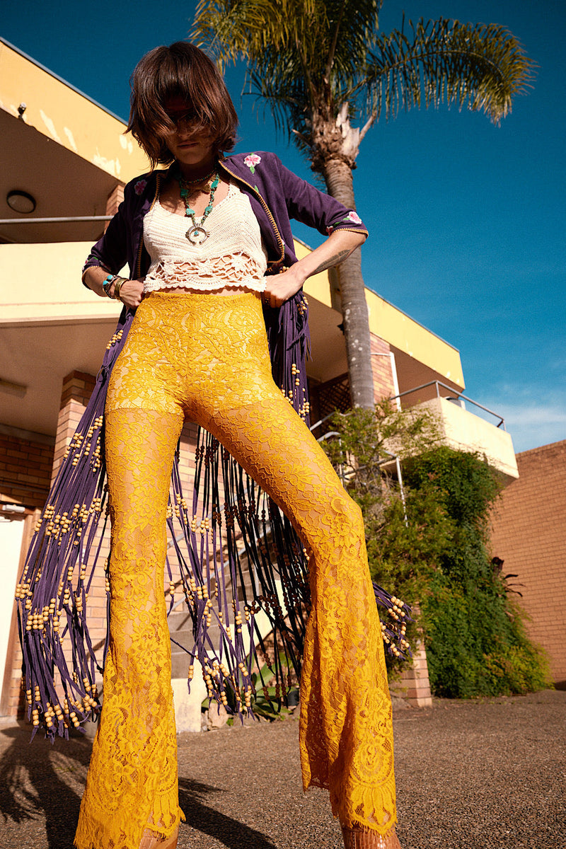 Dancing Barefoot Suede Fringe Jacket - Chasing Unicorns
