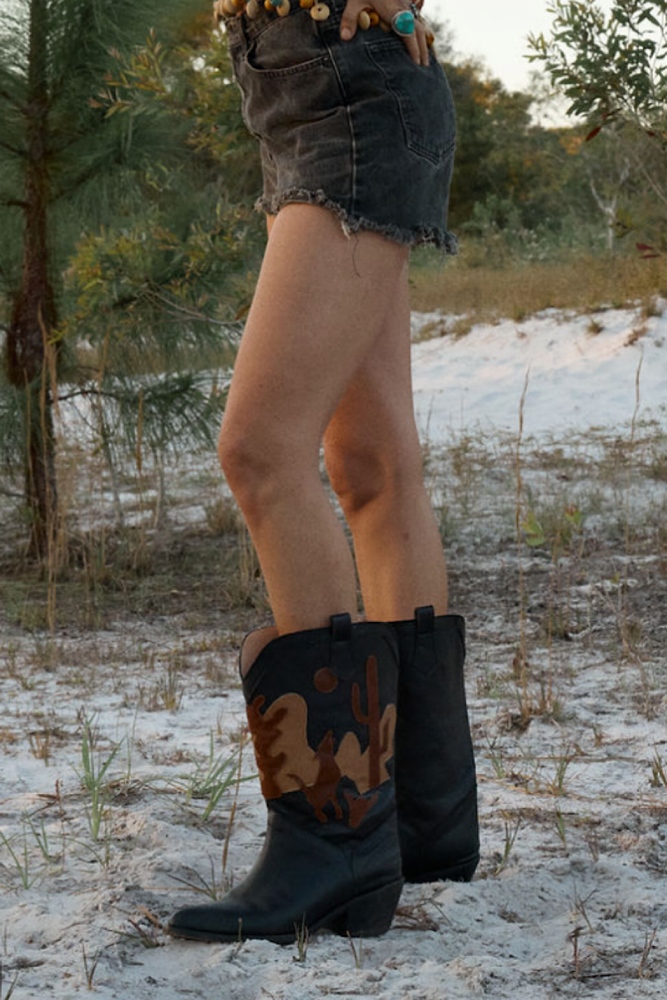 Desperado Leather Cowboy Boots