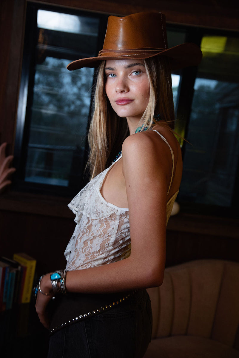 Dreams Lace Camisole - White - Chasing Unicorns