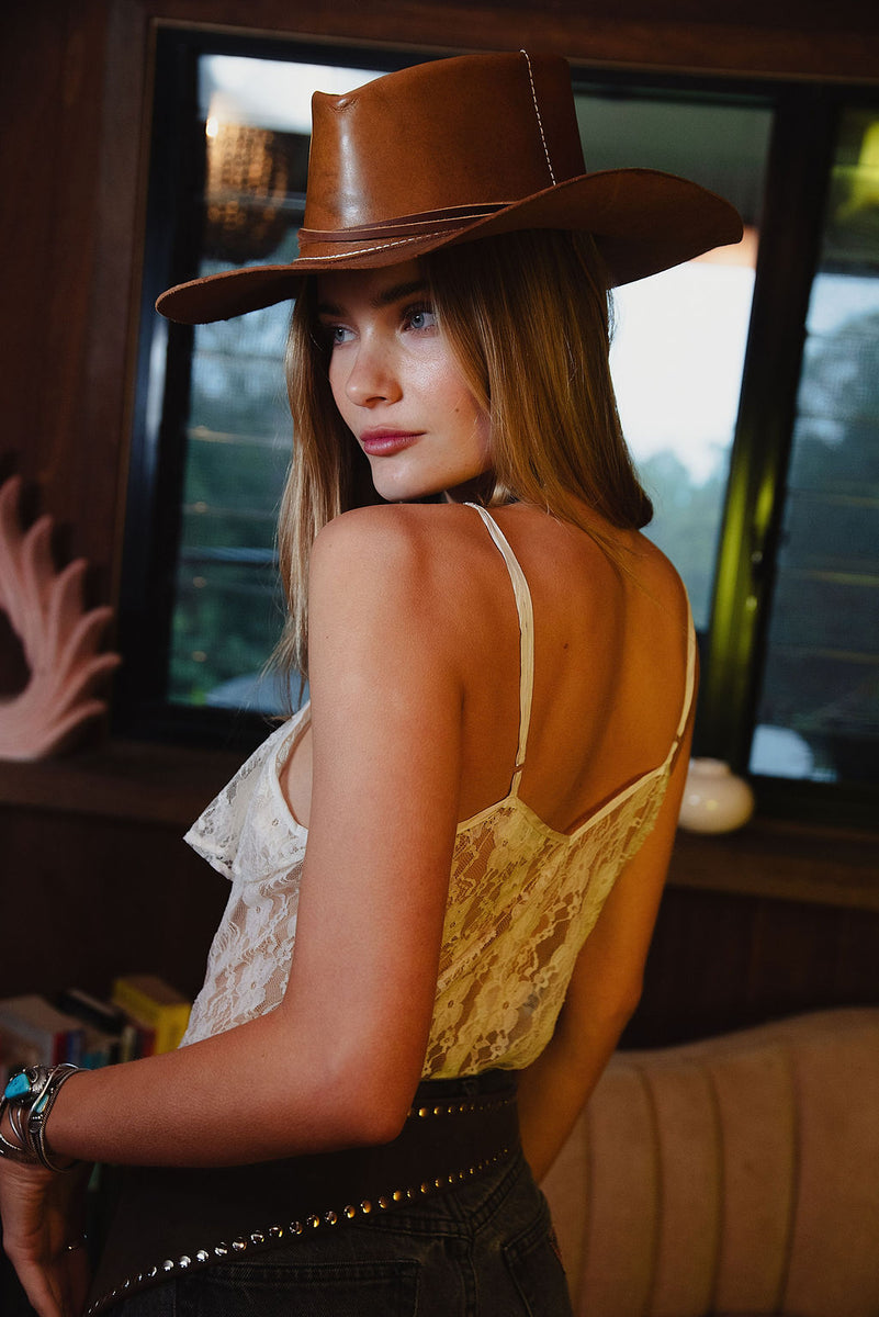 Dreams Lace Camisole - White - Chasing Unicorns