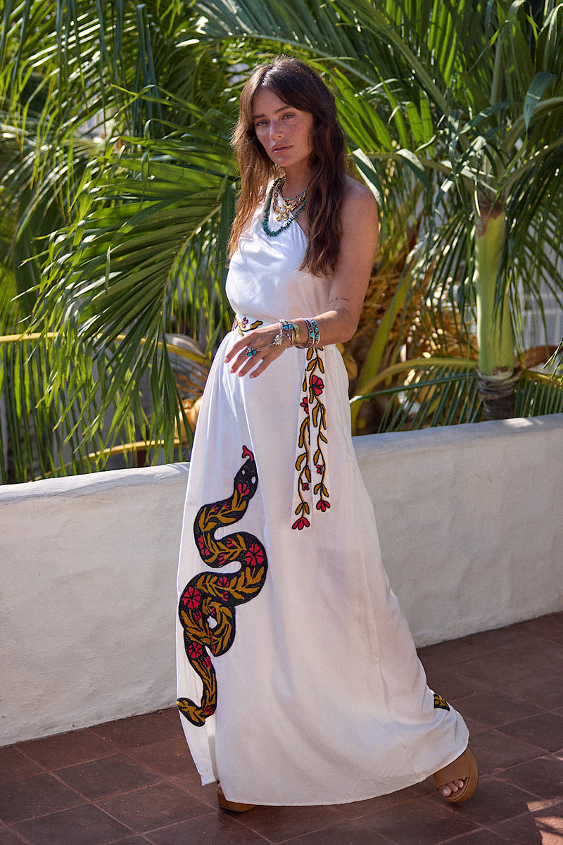 Feel Me Flow One Shoulder Maxi Dress - Chasing Unicorns