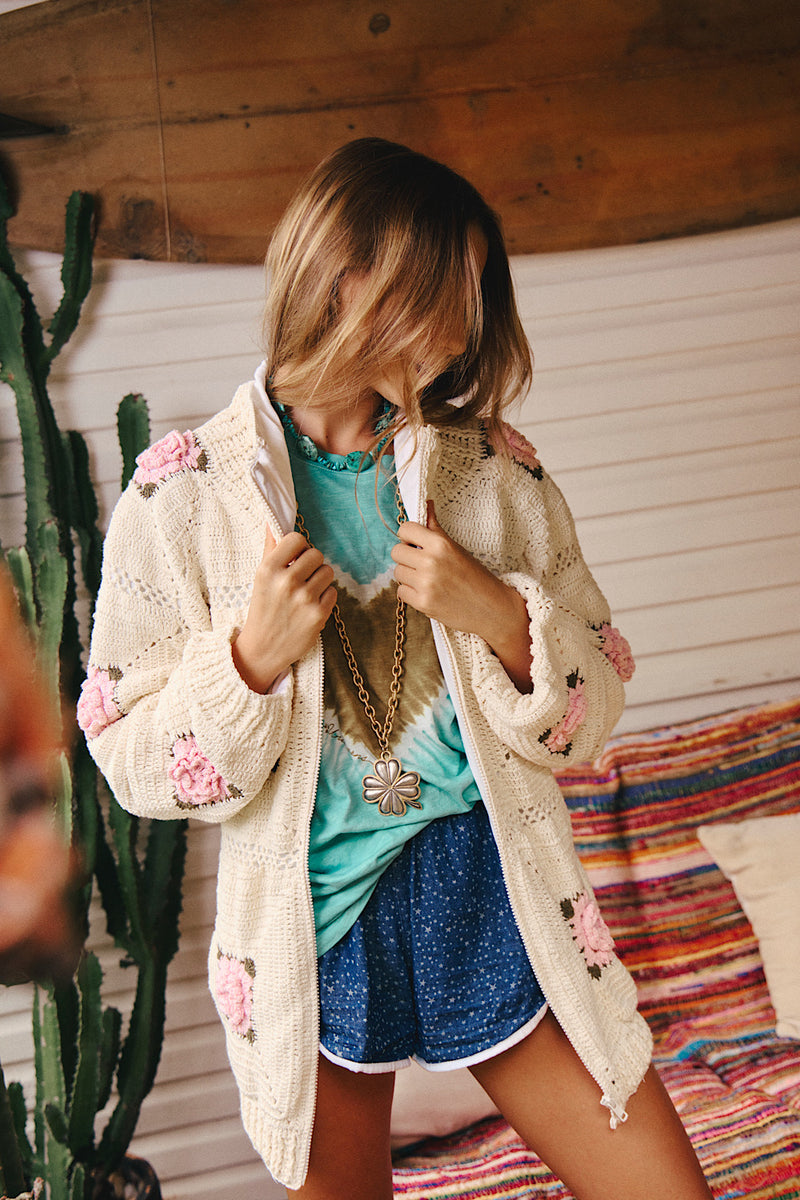 For The Love Cotton Tie Dye Tshirt - turquoise - Chasing Unicorns