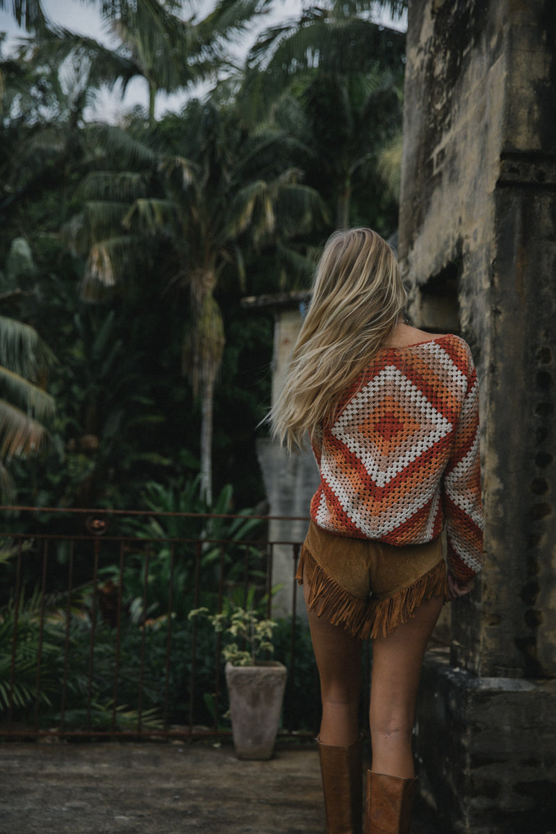Forever Young Crochet Jumper - Chasing Unicorns