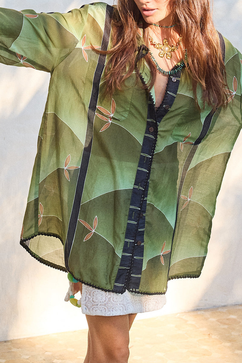 Good Thing Cotton Oversized Shirt - Chasing Unicorns