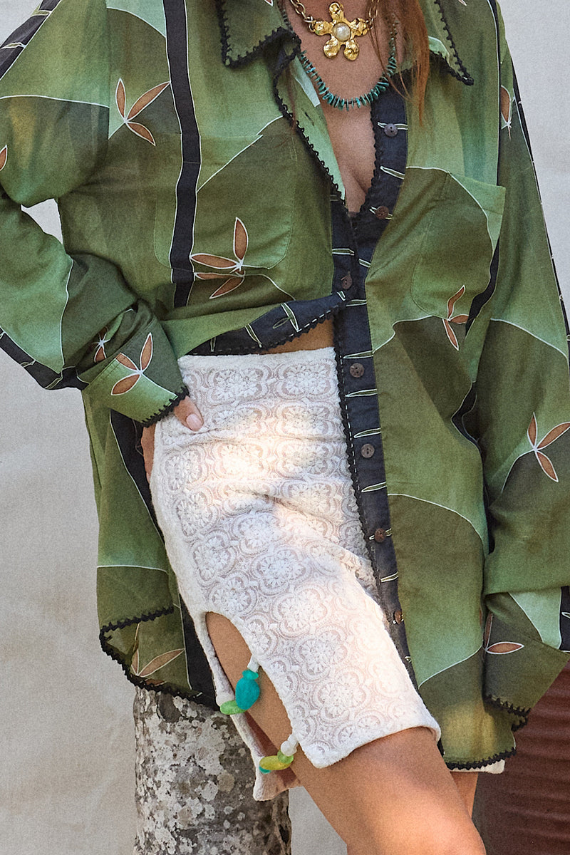 Good Thing Cotton Oversized Shirt - Chasing Unicorns