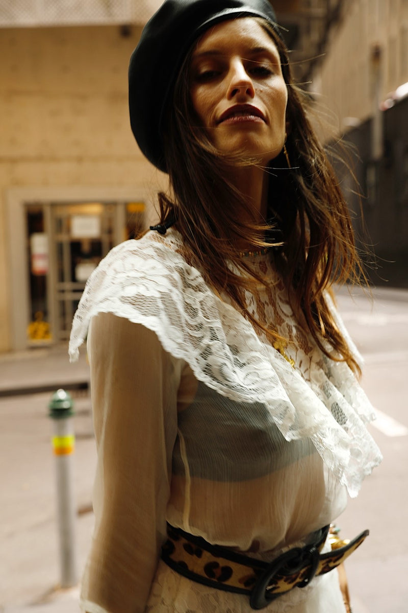 Heart of Glass Silk + Lace Maxi Dress - Chasing Unicorns