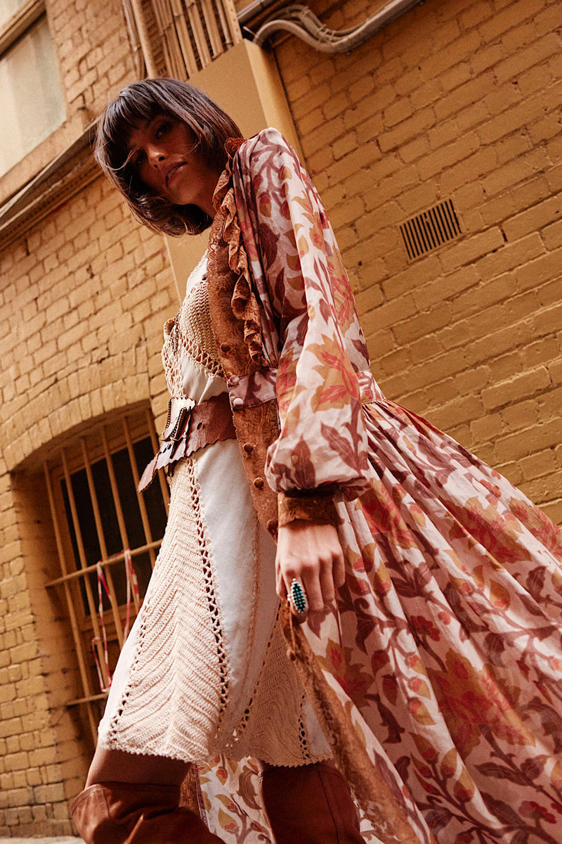 Izabella Duster Dress - honey dove - Chasing Unicorns