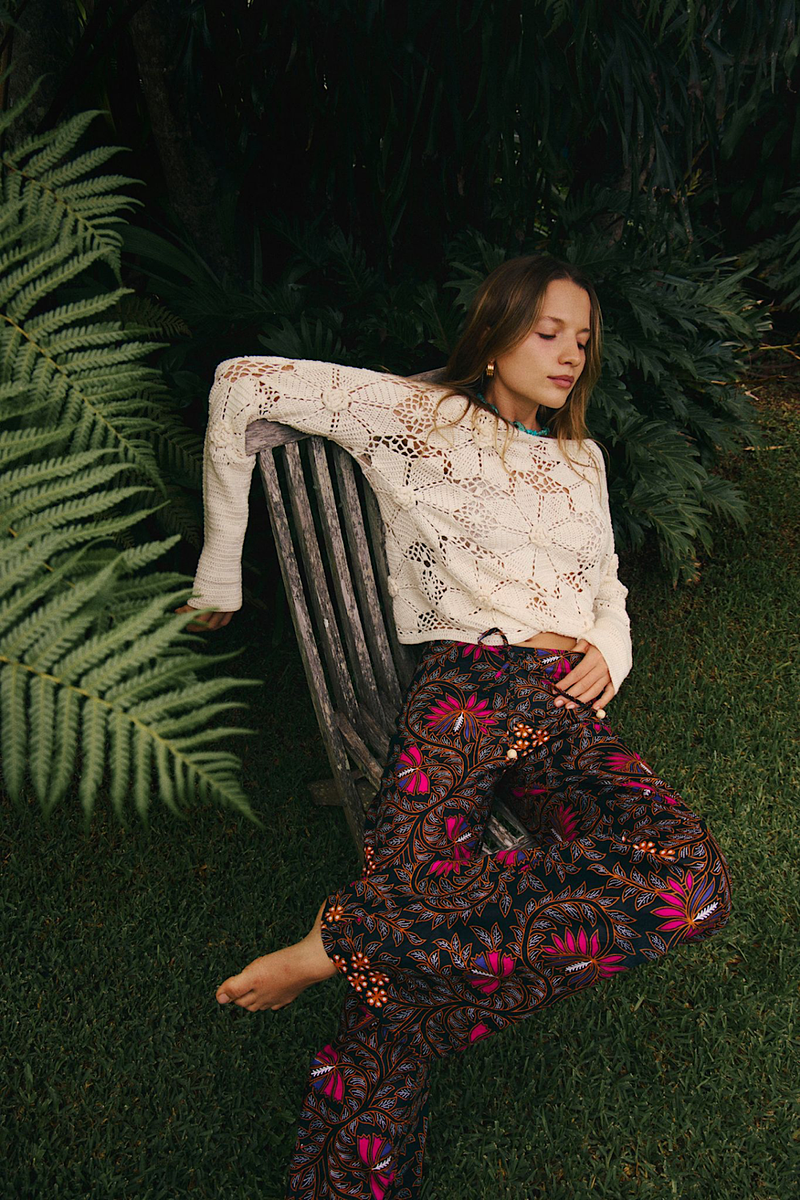 Just the Smile Crochet Jumper - Chasing Unicorns