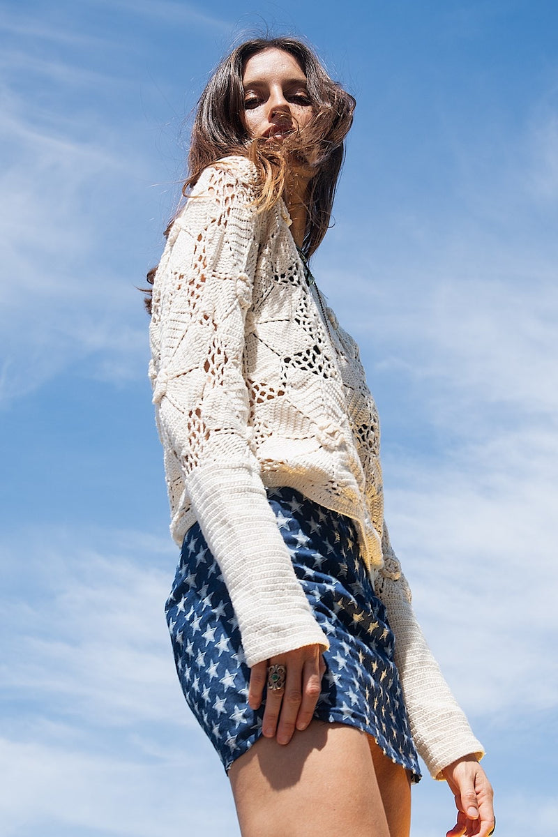 My Hometown Denim Skirt - Chasing Unicorns