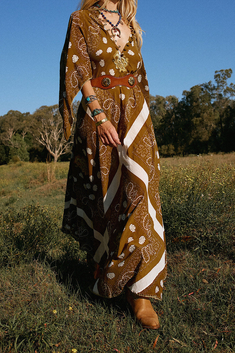 NEW Alabama Getaway Maxi Caftan Dress - Chasing Unicorns