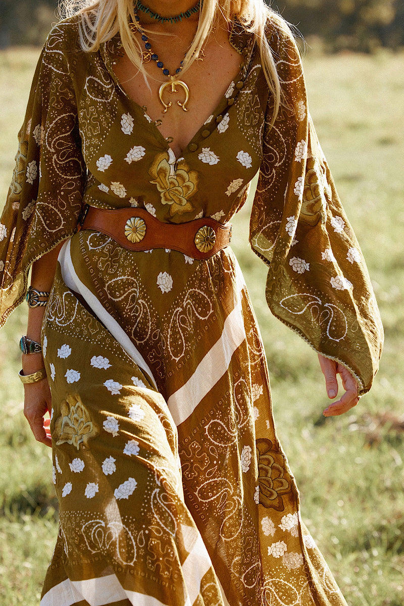 NEW Alabama Getaway Maxi Caftan Dress - Chasing Unicorns