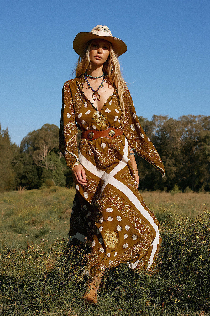 NEW Alabama Getaway Maxi Caftan Dress - Chasing Unicorns