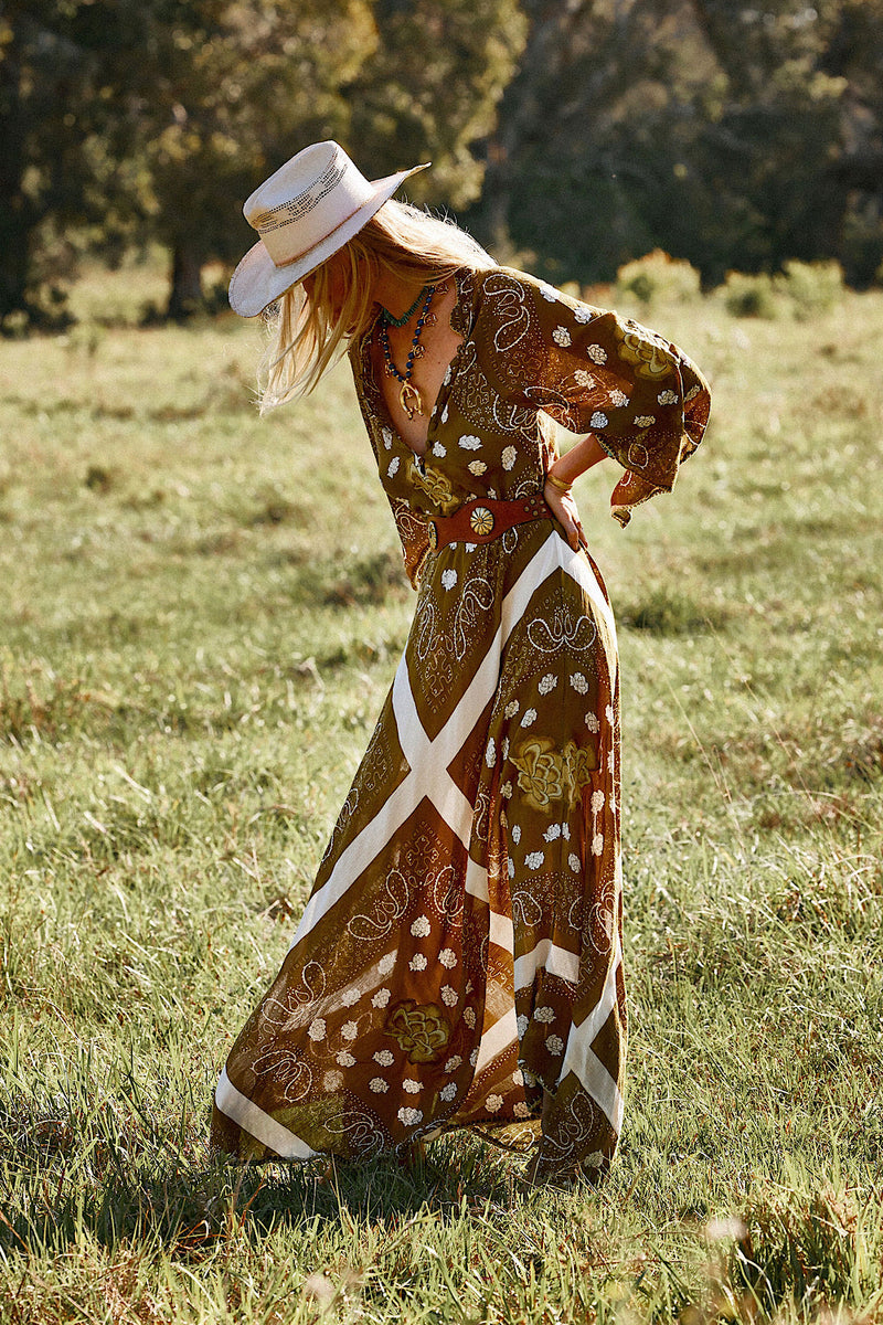 NEW Alabama Getaway Maxi Caftan Dress - Chasing Unicorns