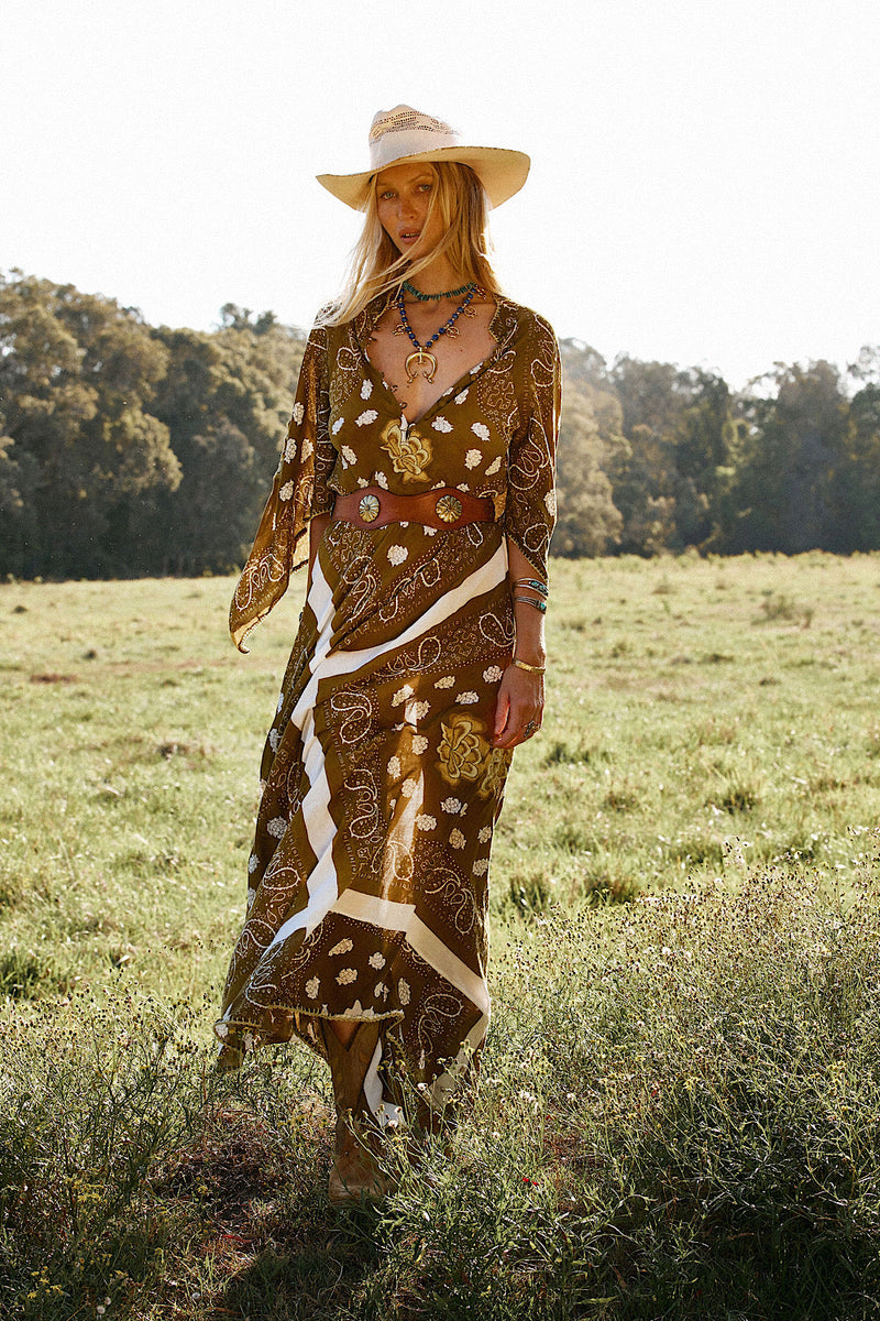 NEW Alabama Getaway Maxi Caftan Dress - Chasing Unicorns