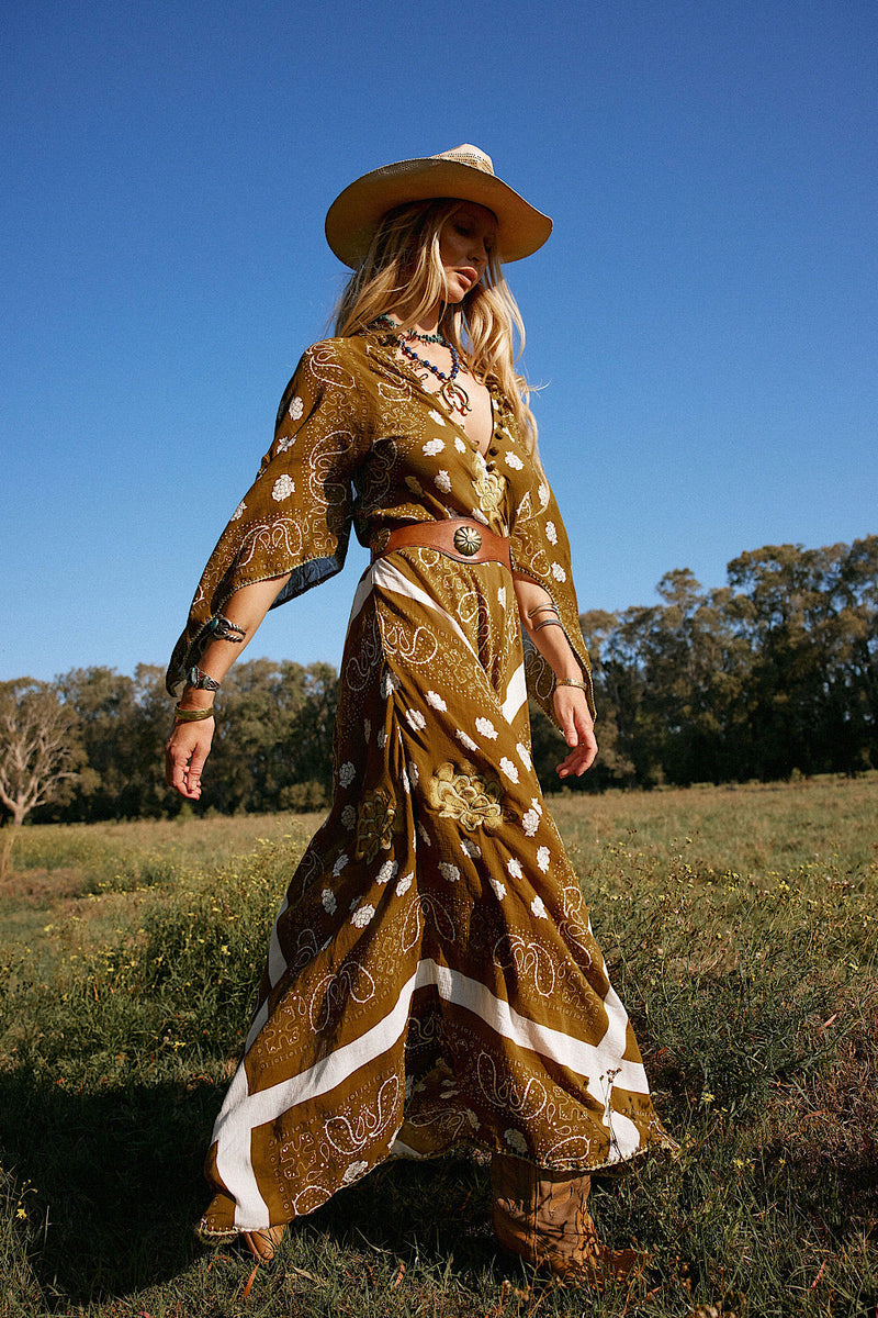 NEW Alabama Getaway Maxi Caftan Dress - Chasing Unicorns