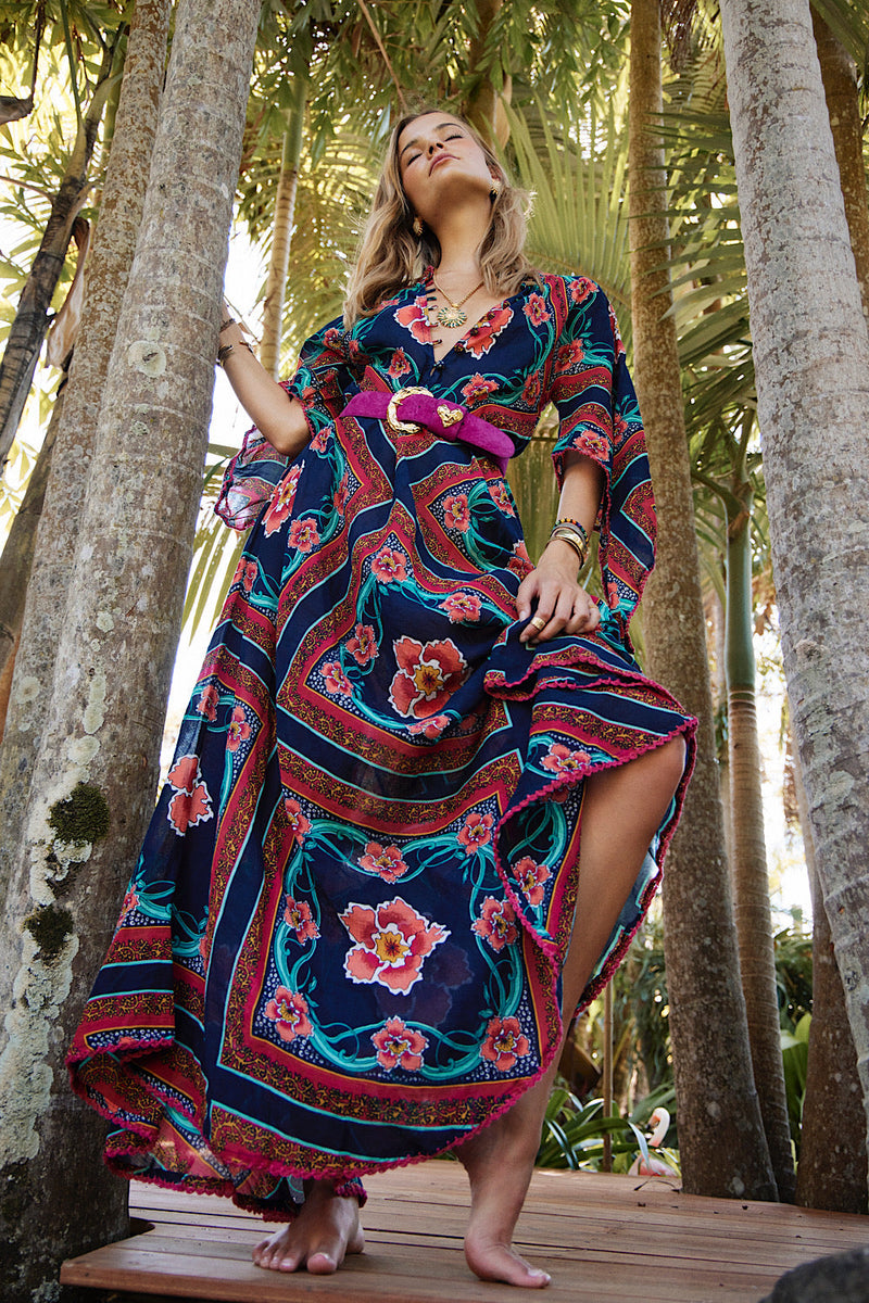 NEW Alabama Getaway Maxi Caftan Dress - Chasing Unicorns