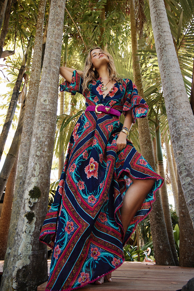 NEW Alabama Getaway Maxi Caftan Dress - Chasing Unicorns