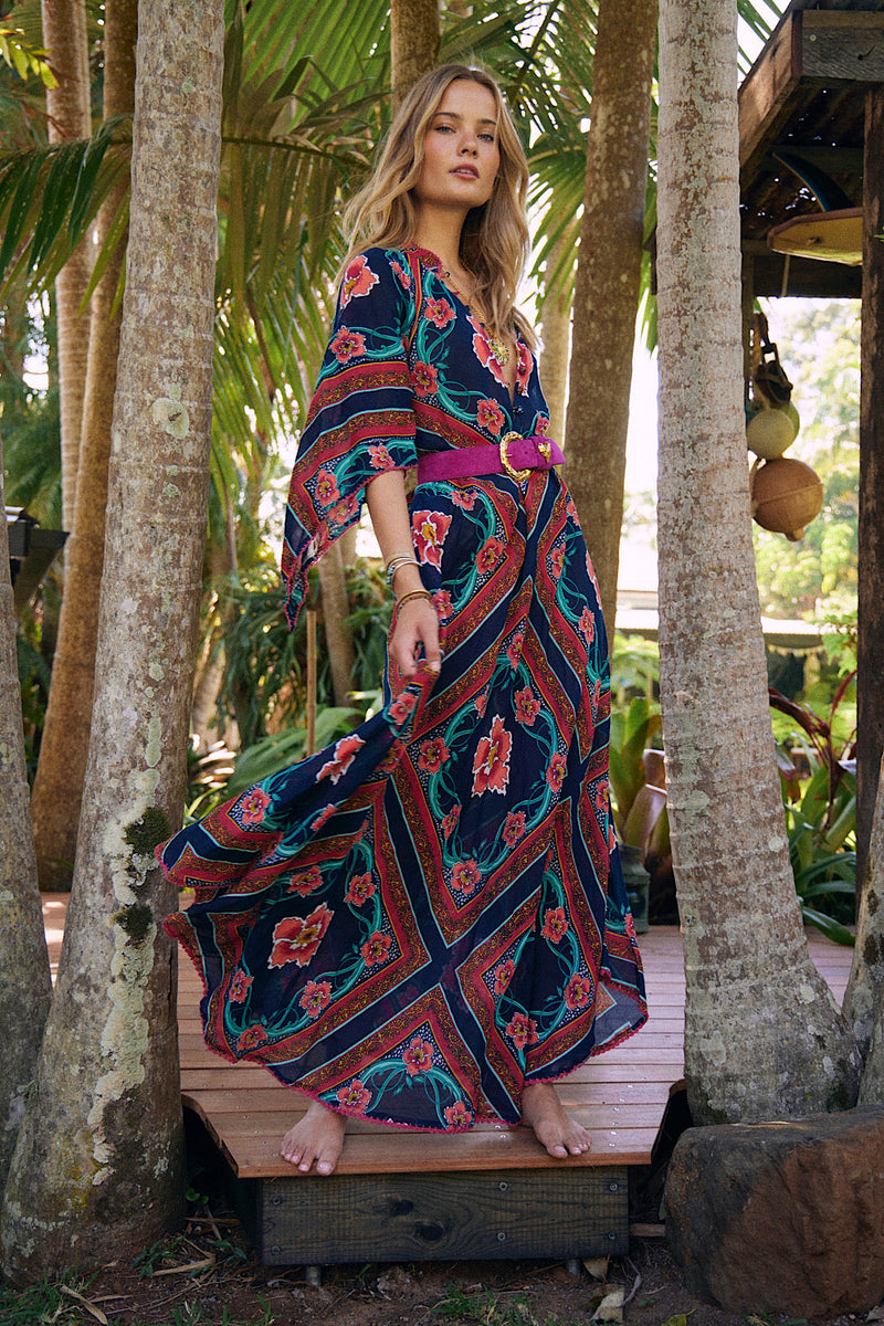 NEW Alabama Getaway Maxi Caftan Dress - Chasing Unicorns