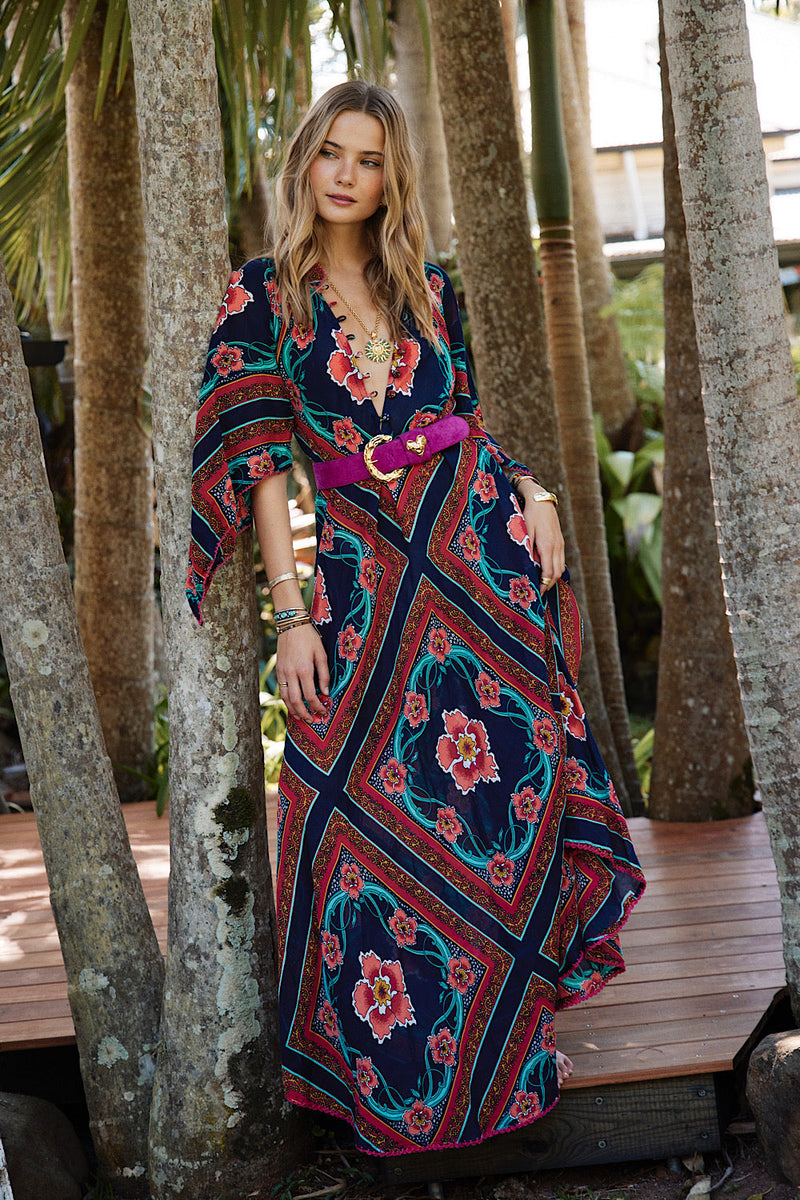 NEW Alabama Getaway Maxi Caftan Dress - Chasing Unicorns