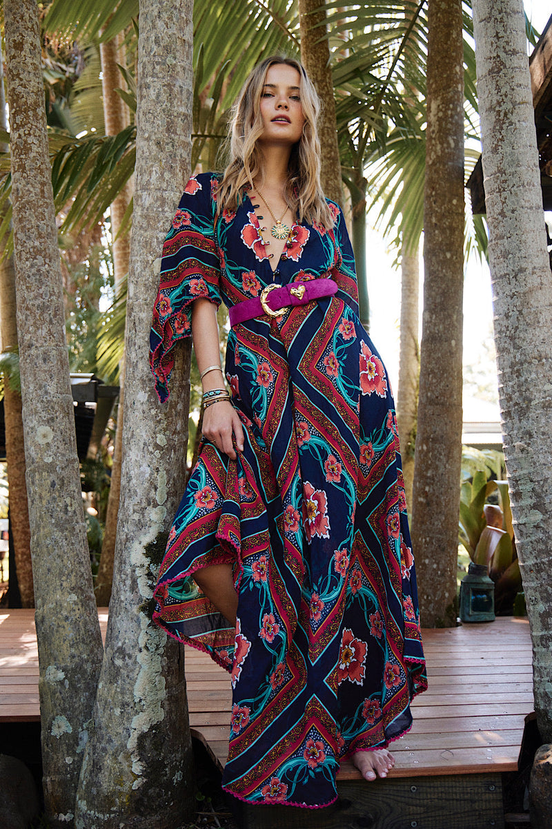NEW Alabama Getaway Maxi Caftan Dress - Chasing Unicorns