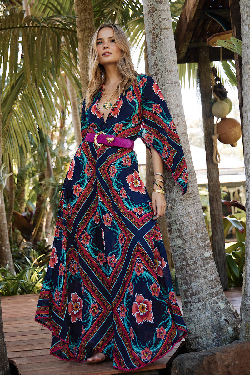 NEW Alabama Getaway Maxi Caftan Dress - Chasing Unicorns