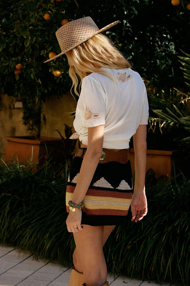 NEW Cotton Embroidered Blouse - Chasing Unicorns