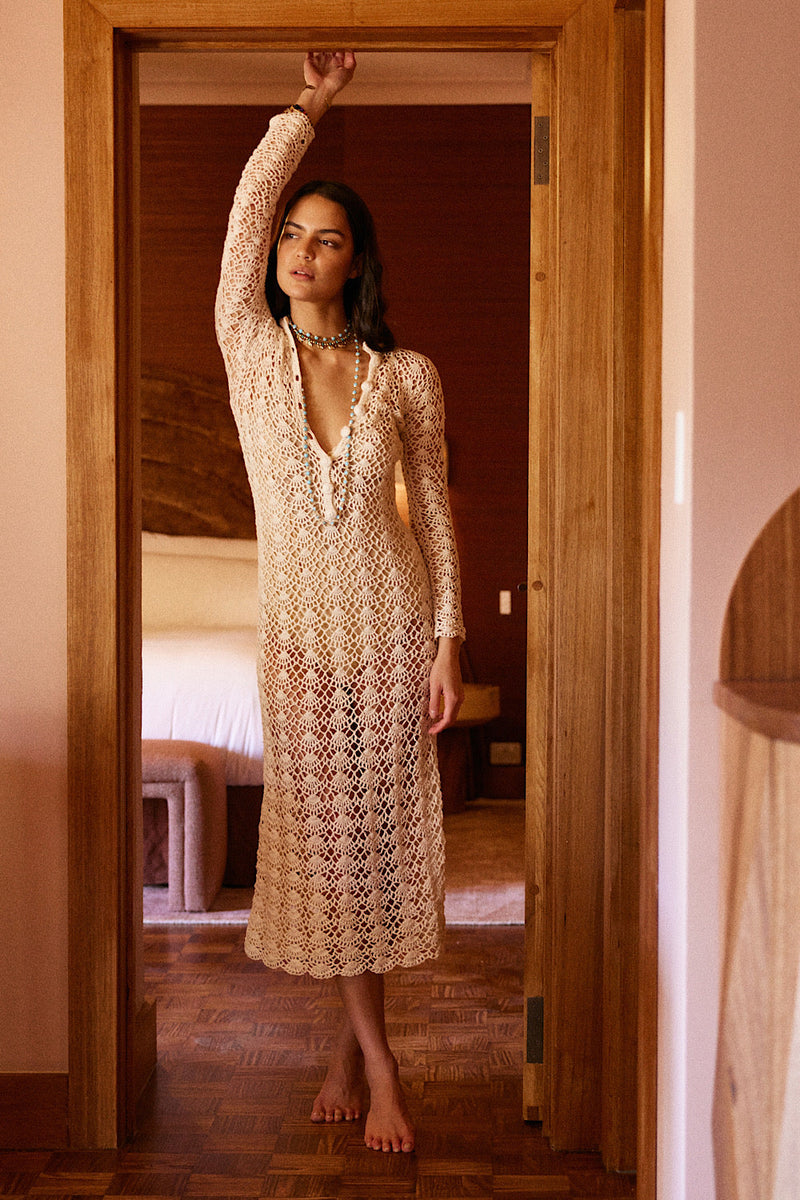 NEW Crochet Maxi Dress - Chasing Unicorns