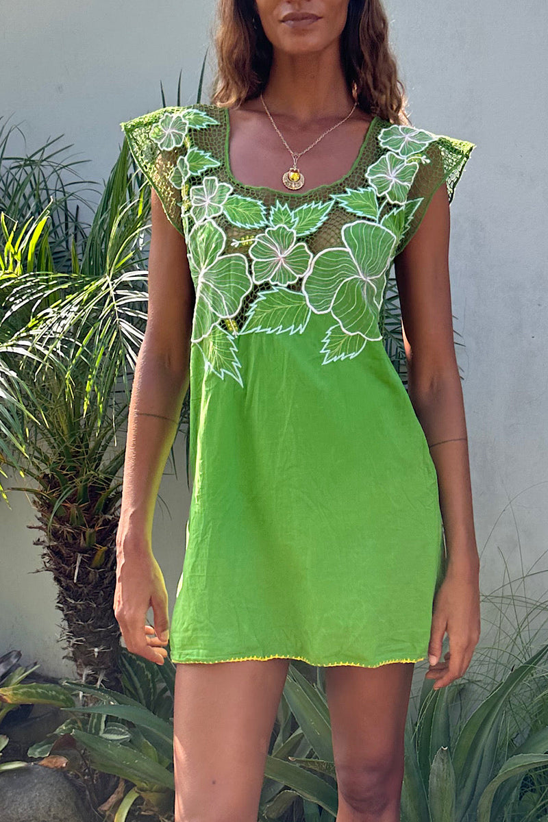NEW Cutwork Mini Dress - Chasing Unicorns
