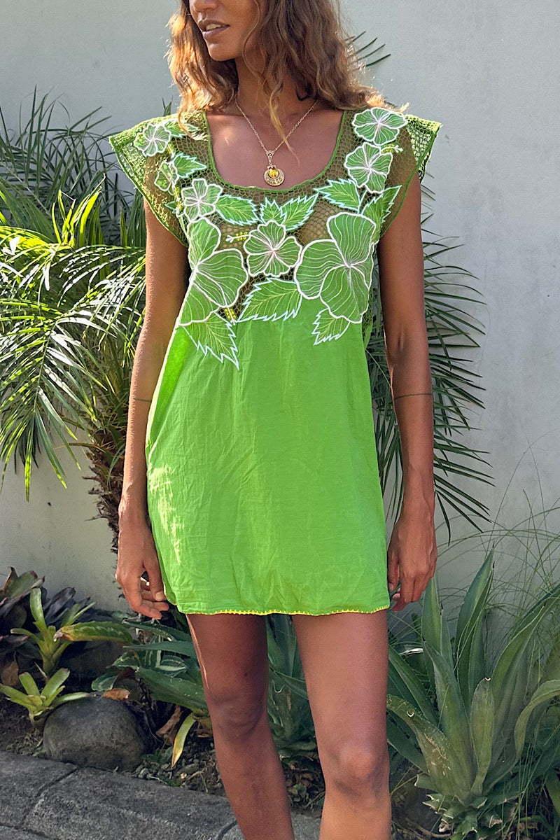 NEW Cutwork Mini Dress - Chasing Unicorns