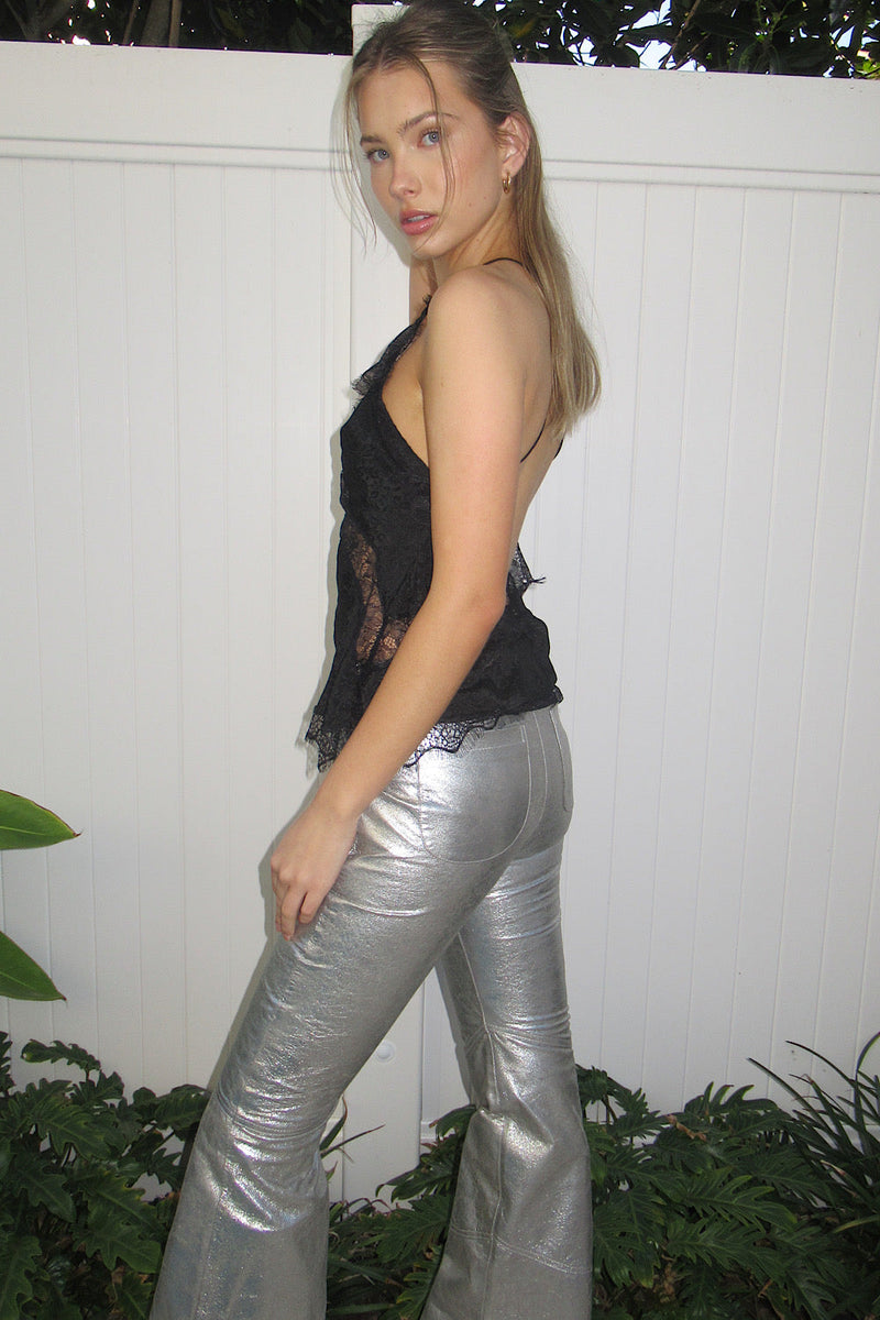NEW La Isla Bonita Leather Flares - Chasing Unicorns