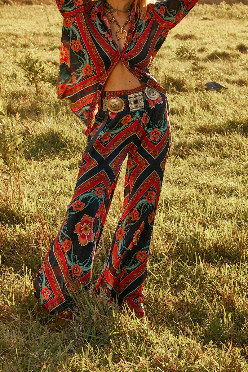 NEW Silk Satin Wide Leg Pants - Chasing Unicorns