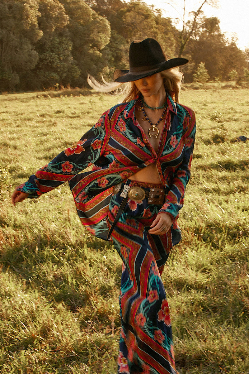 NEW Silk Satin Wide Leg Pants - Chasing Unicorns