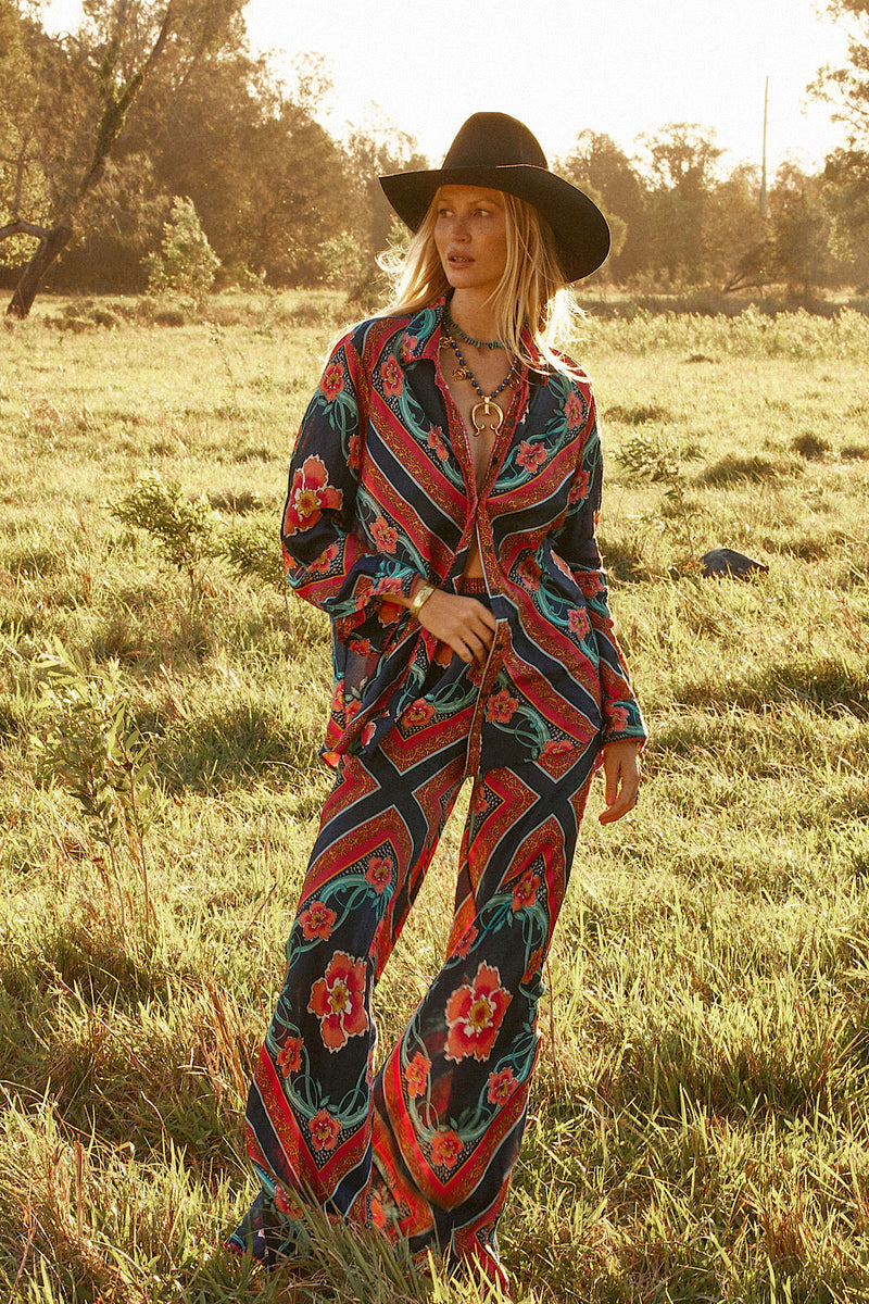 NEW Silk Satin Wide Leg Pants - Chasing Unicorns