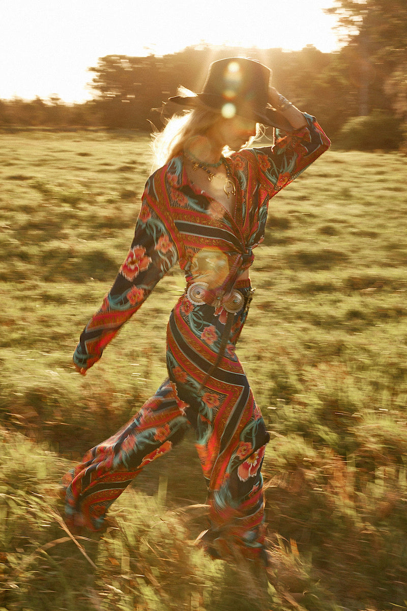 NEW Silk Satin Wide Leg Pants - Chasing Unicorns