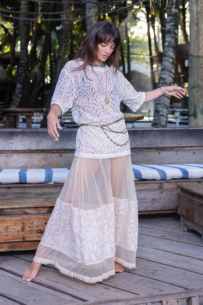 Only You Lace T-Shirt - Chasing Unicorns