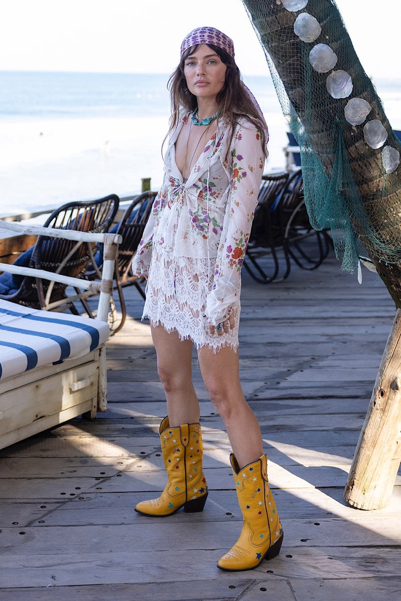 Paint The Town Red Lace Mini Skirt - Chasing Unicorns