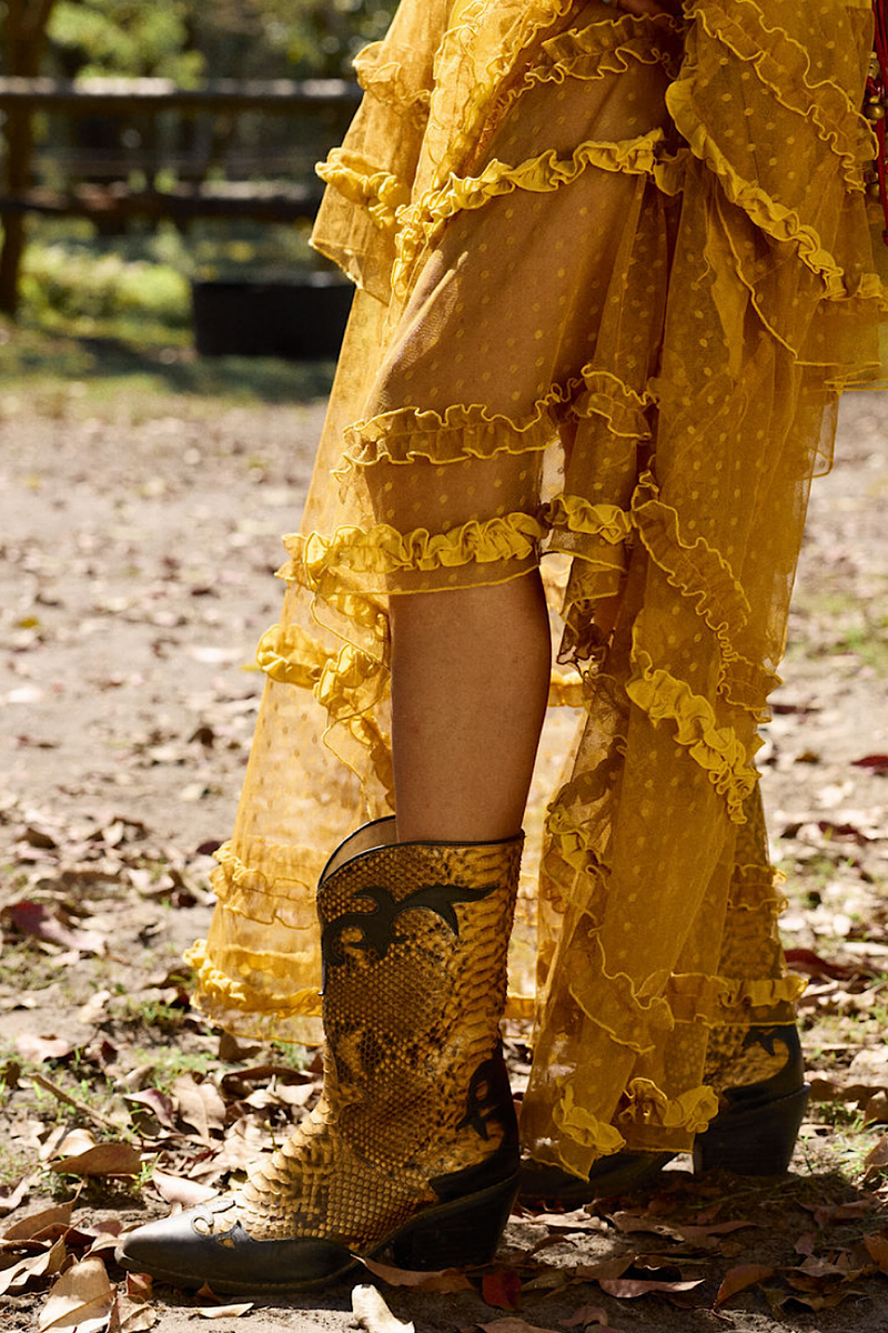 Rattlesnake Leather Boots - Chasing Unicorns