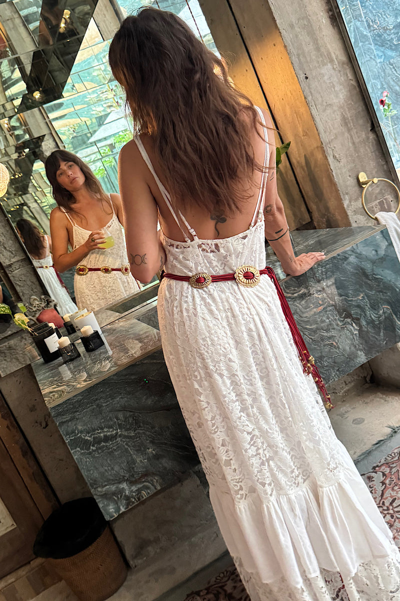 Read Leatger + Hand Cast Concho Belt - Chasing Unicorns