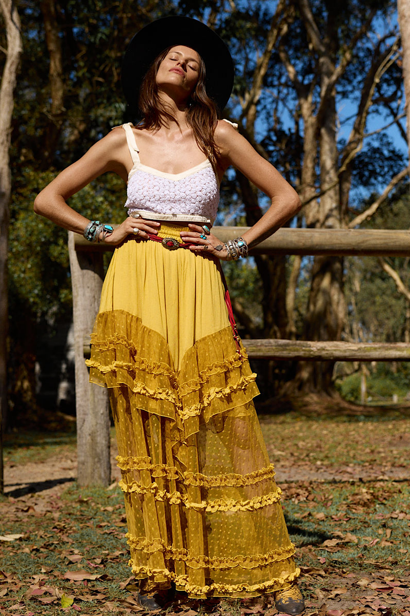 Rose Bud Silk + Tulle Camisole - Chasing Unicorns