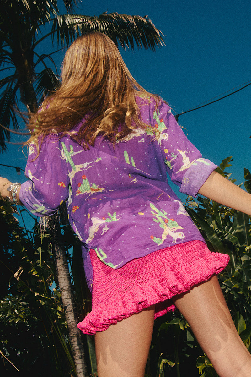 Satisfy My Soul Crochet Skirt - Cherry - Chasing Unicorns