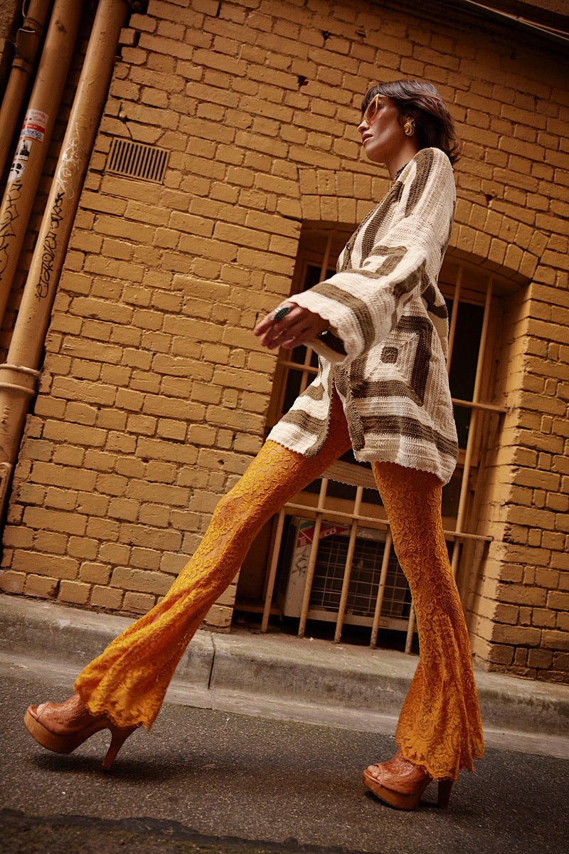 Sundown Short Crochet Coat - Chasing Unicorns