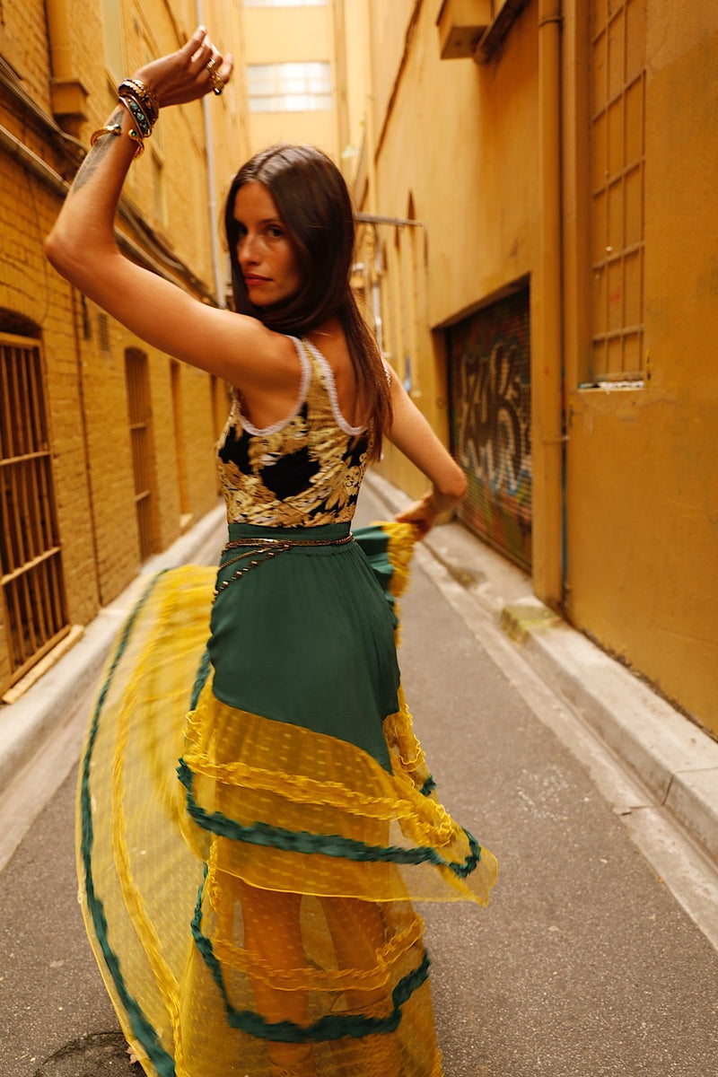 Sunshine Tulle Skirt - Forest - Chasing Unicorns