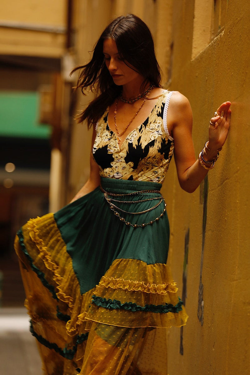 Sunshine Tulle Skirt - Forest - Chasing Unicorns