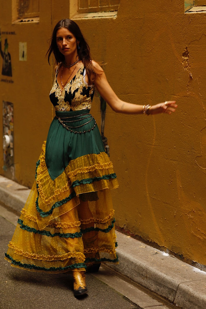 Sunshine Tulle Skirt - Forest - Chasing Unicorns